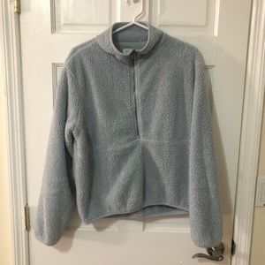 Core Life Fuzzy Half Zip Hoodie